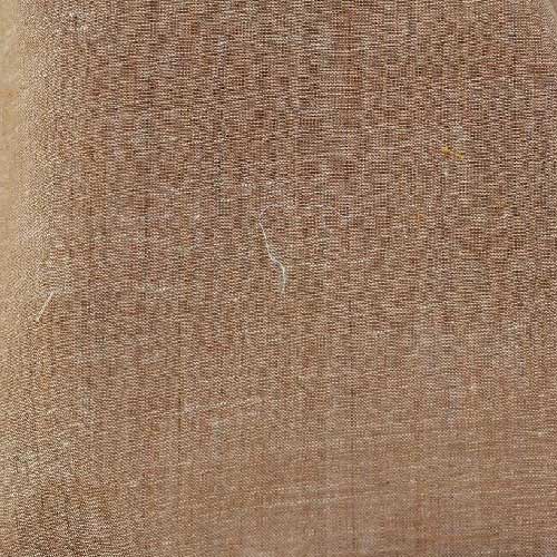 CHAMBRAY LIGHT BROWN KHADI COTTON 92 GSM HANDWOVEN FABRIC