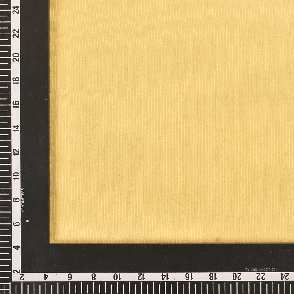 STRIPE YELLOW PURE COTTON 77 GSM HANDWOVEN FABRIC