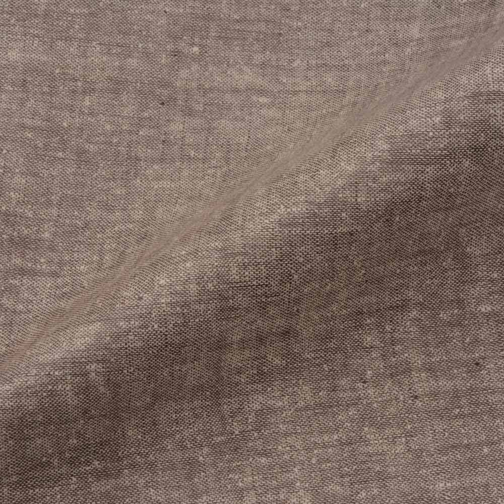 Plain Brown Matka Silk & Khadi Blend 86 GSM Handwoven Fabric