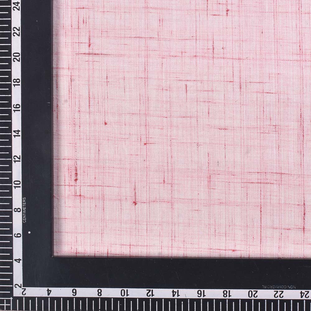 FUTKI PINK PURE COTTON 108 GSM HANDWOVEN FABRIC