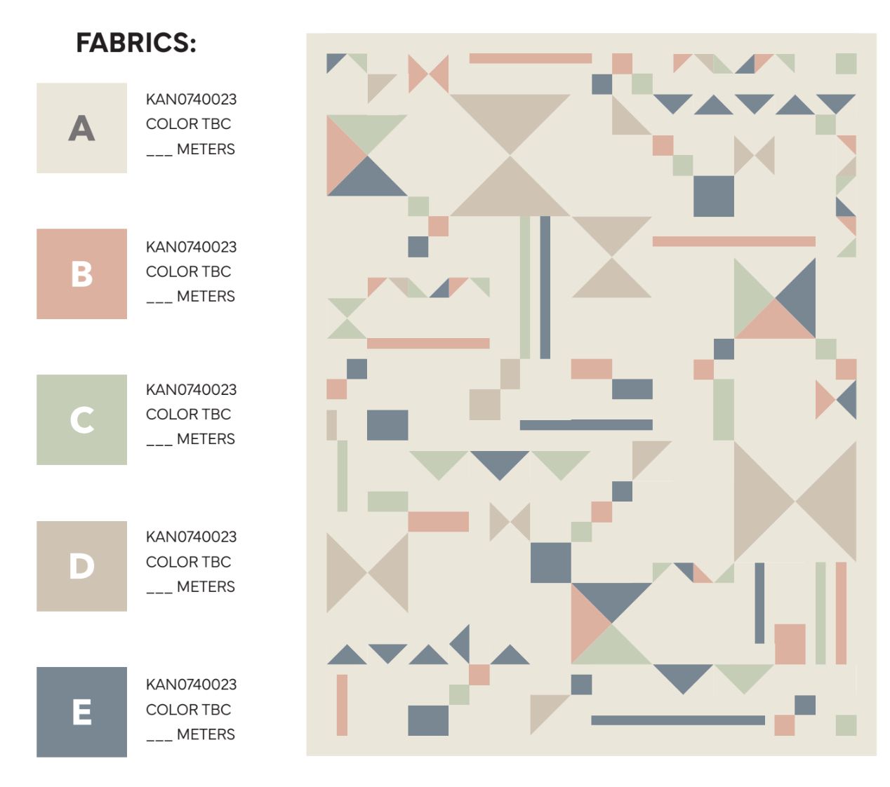 Abstract Pattern Custom fabric