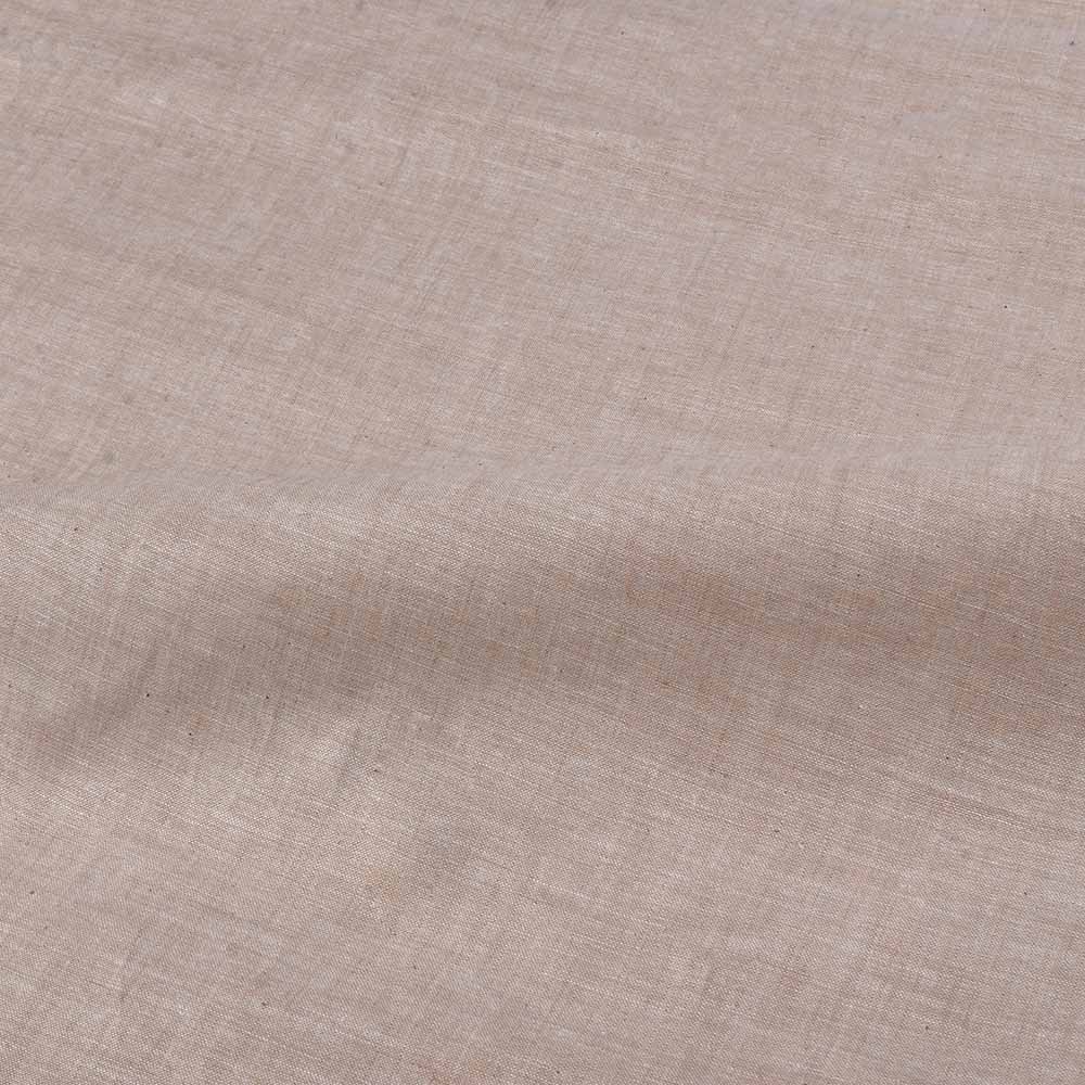 PLAIN TAUPE KHADI COTTON 67 GSM HANDWOVEN FABRIC