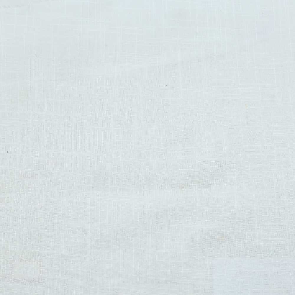 WHITE PURE COTTON 105 GSM HANDWOVEN FABRIC - BLEACHED, DYEABLE
