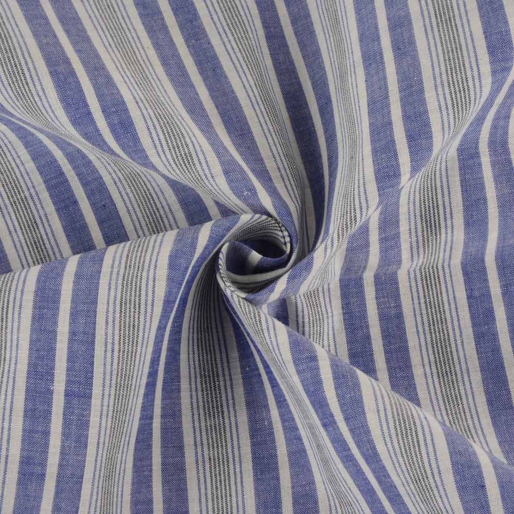 Stripe Purple Pure Cotton 92 GSM Handwoven Fabric