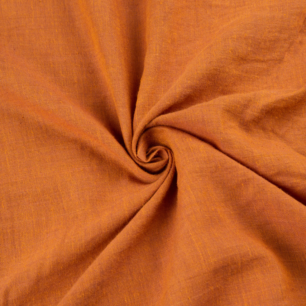 Plain Brown Pure Cotton 97 GSM Handwoven Fabric