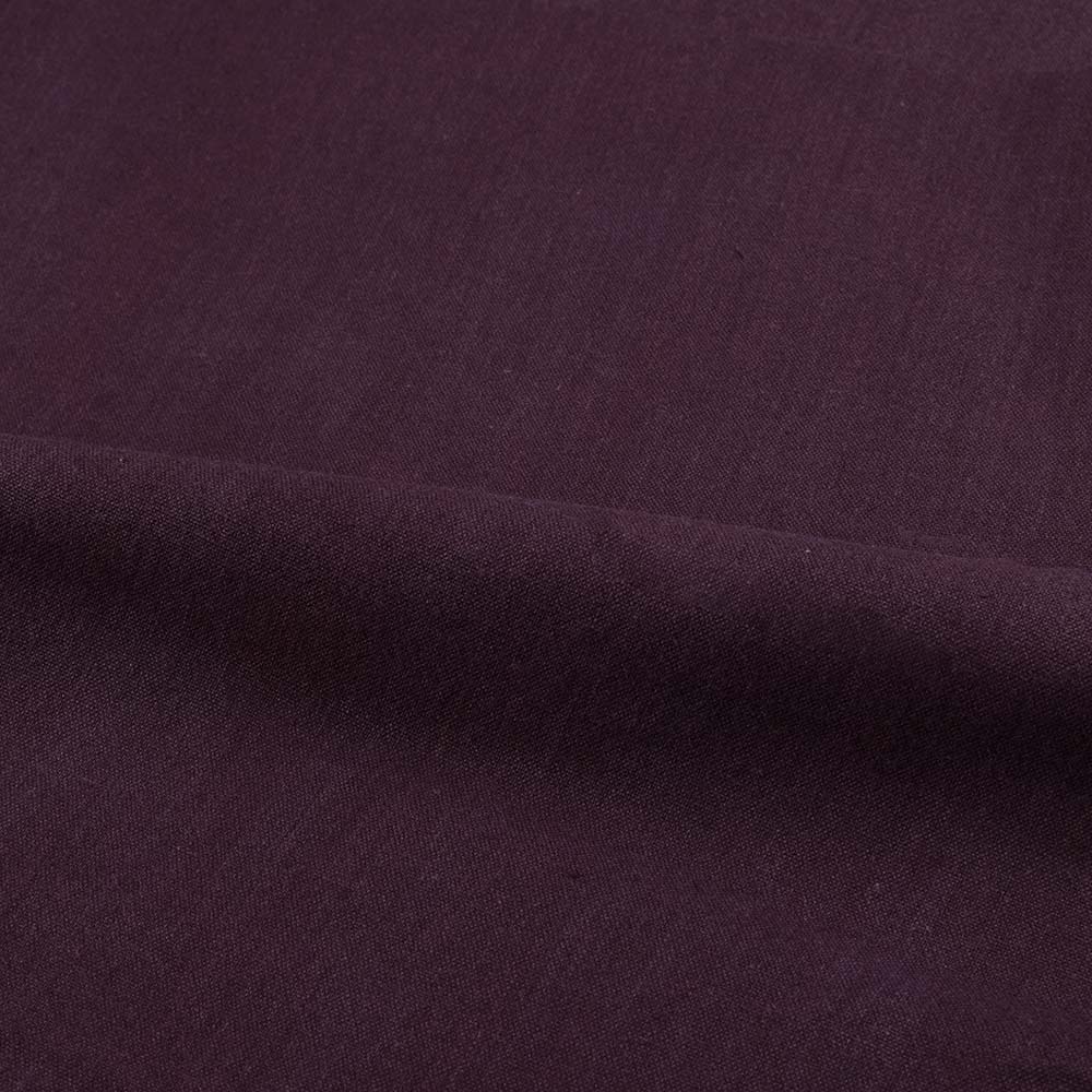 PLAIN MAROON KHADI COTTON 120 GSM HANDWOVEN FABRIC