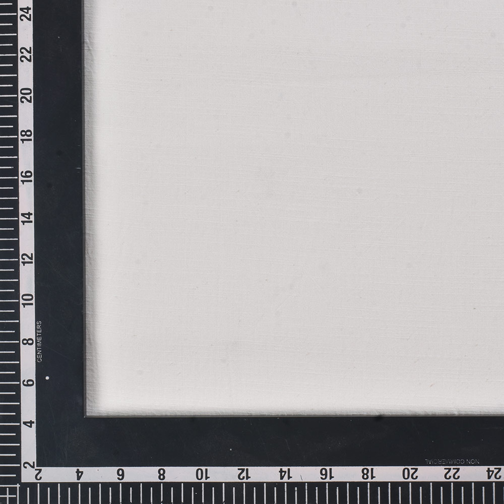 WHITE Mulmul PURE COTTON 126 GSM HANDWOVEN FABRIC - BLEACHED, DYEABLE