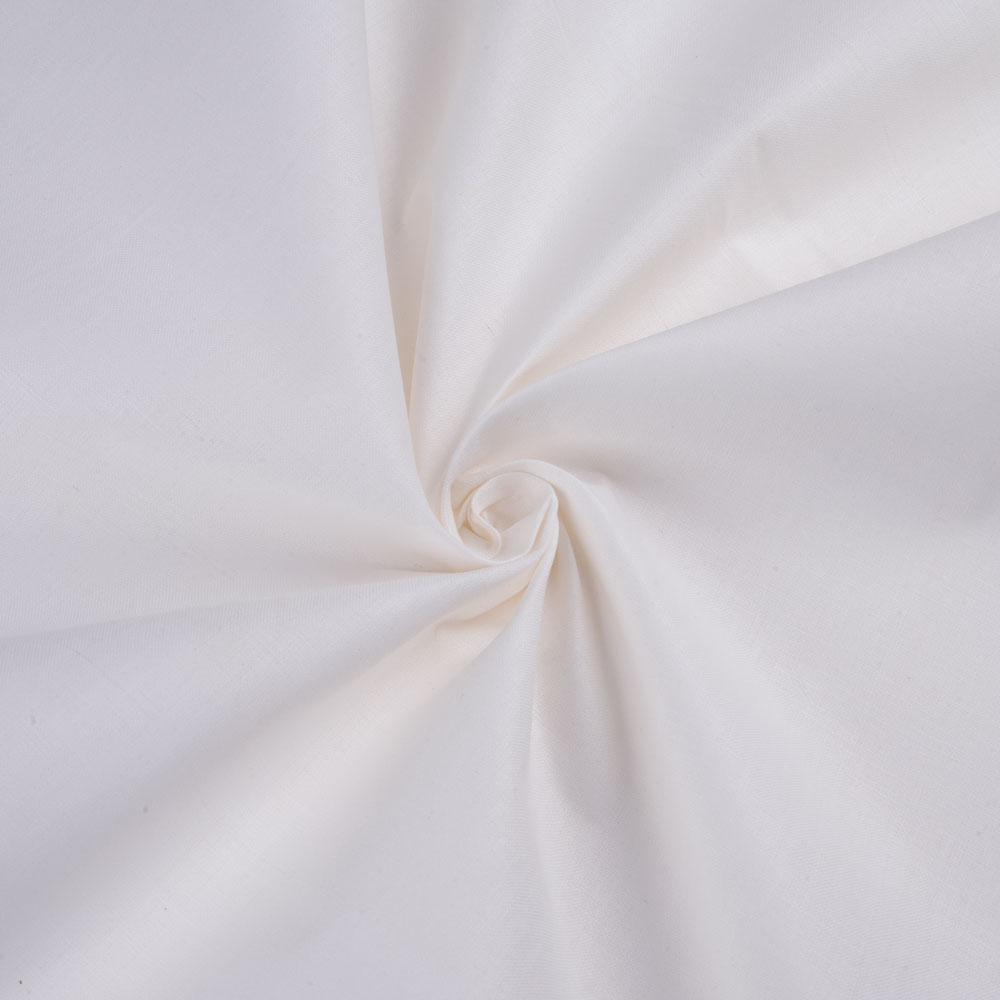 WHITE Calico KHADI COTTON 106 GSM FABRIC - BLEACHED, DYEABLE & 36