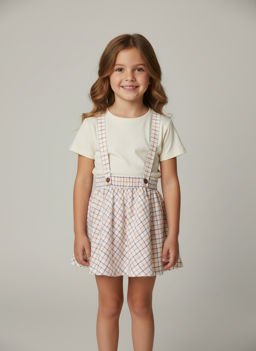 Kid's Pinafore Dress