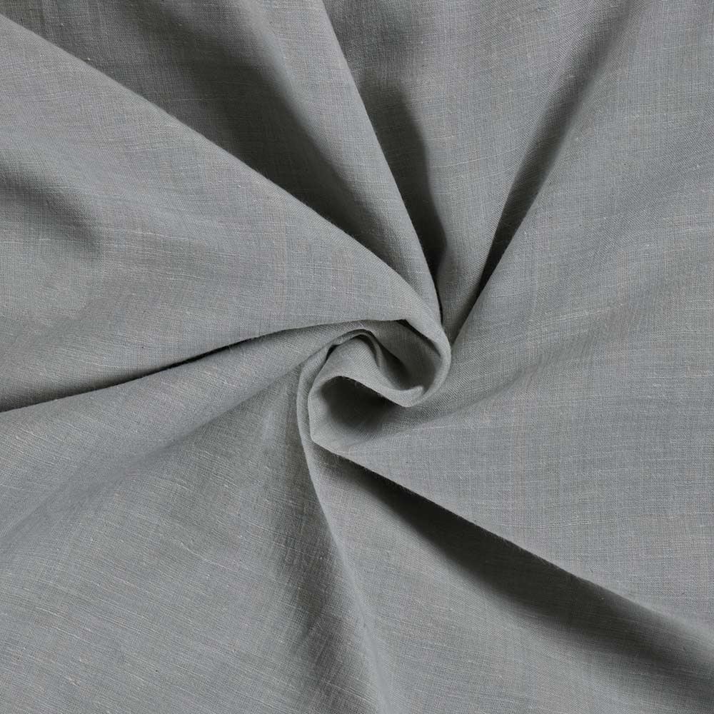 Chambray Grey Khadi Cotton 62 GSM Handwoven Fabric B4b