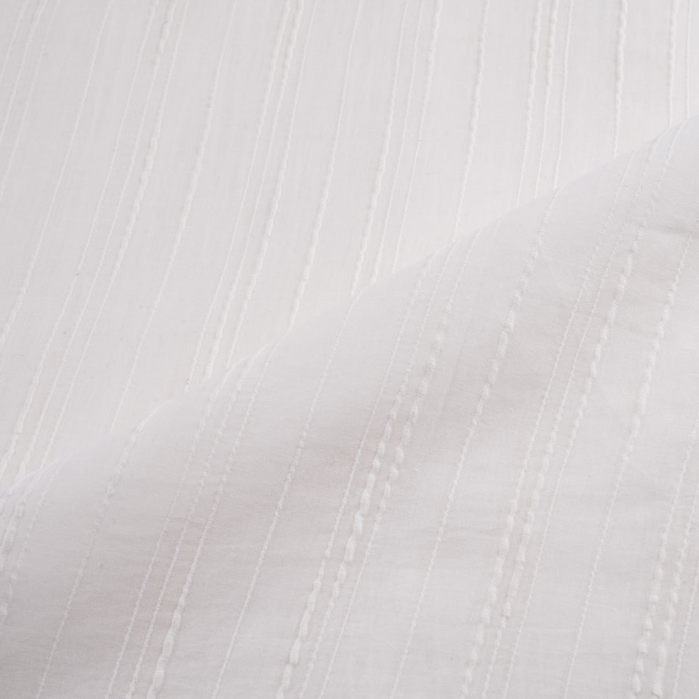 Dyeable Pure Cotton 91 GSM Handwoven Fabric | Bleached White