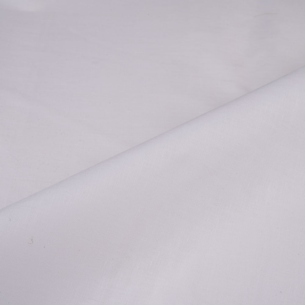 White Calico Khadi Cotton 112 GSM Fabric - Bleached, Dyeable & 36 Inch Width