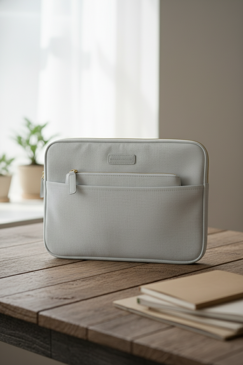 Laptop Tote Bag With Front Pouch