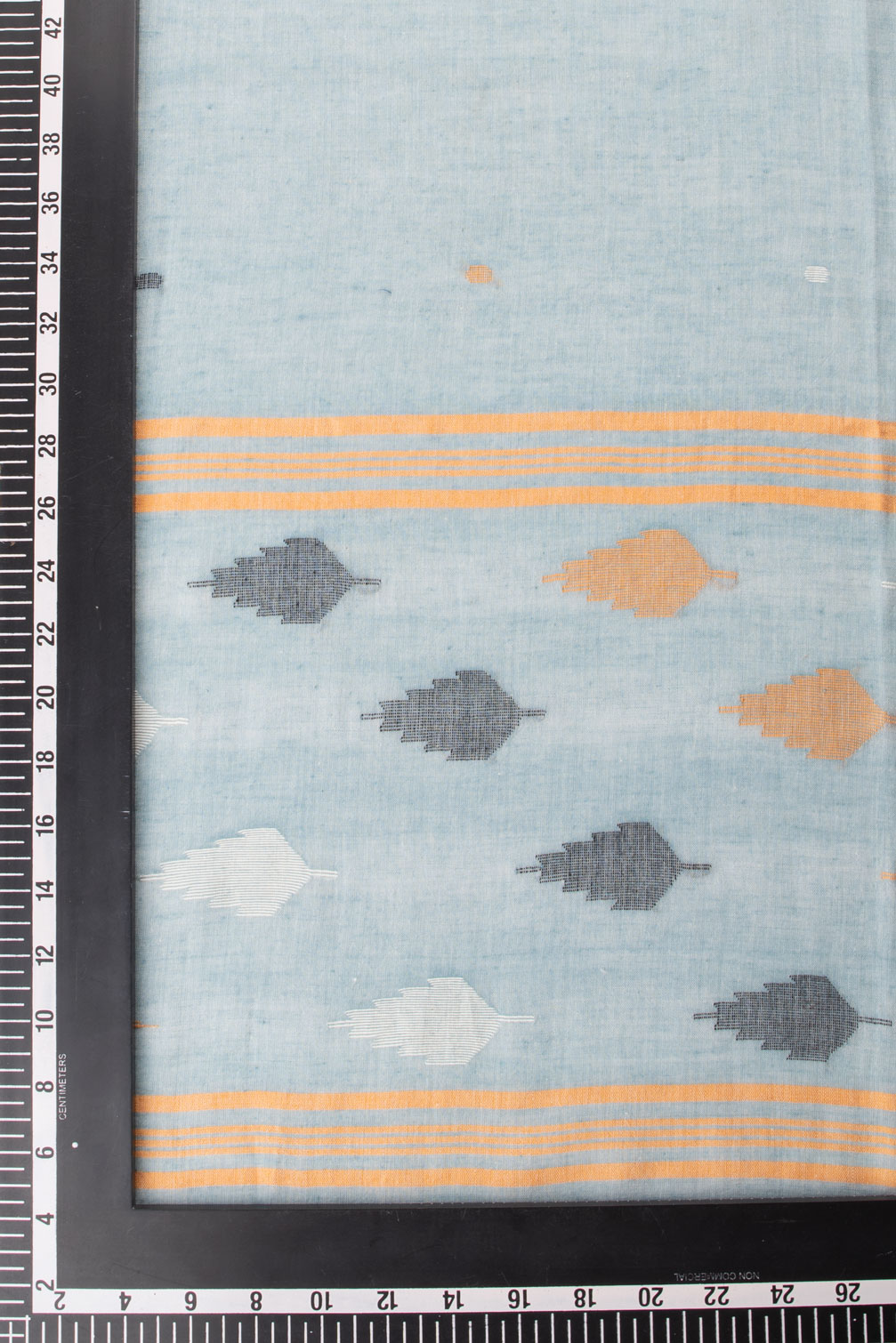 HANDWOVEN BLUE SCARF 95