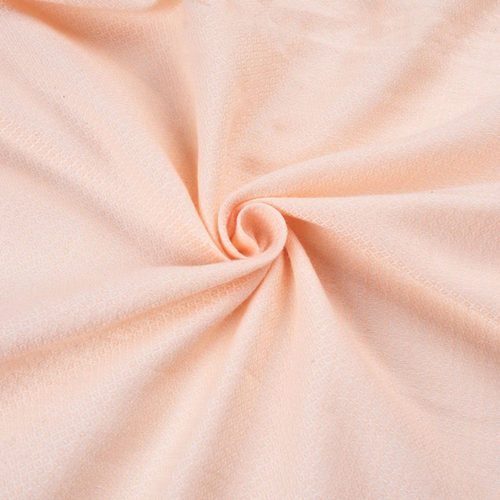 Peach Jacquard Mercerised Cotton 116 GSM Fabric
