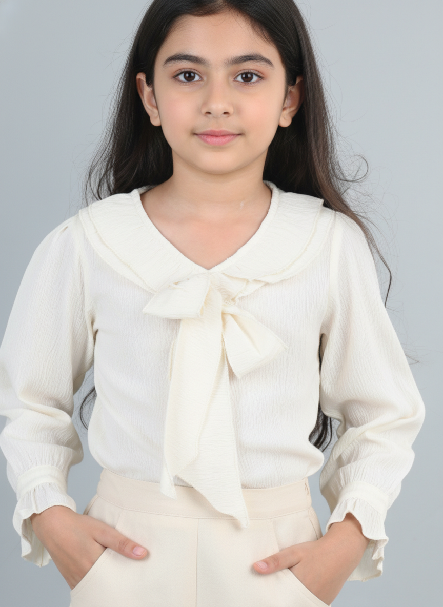 Sailor Girl Neck Tie Top