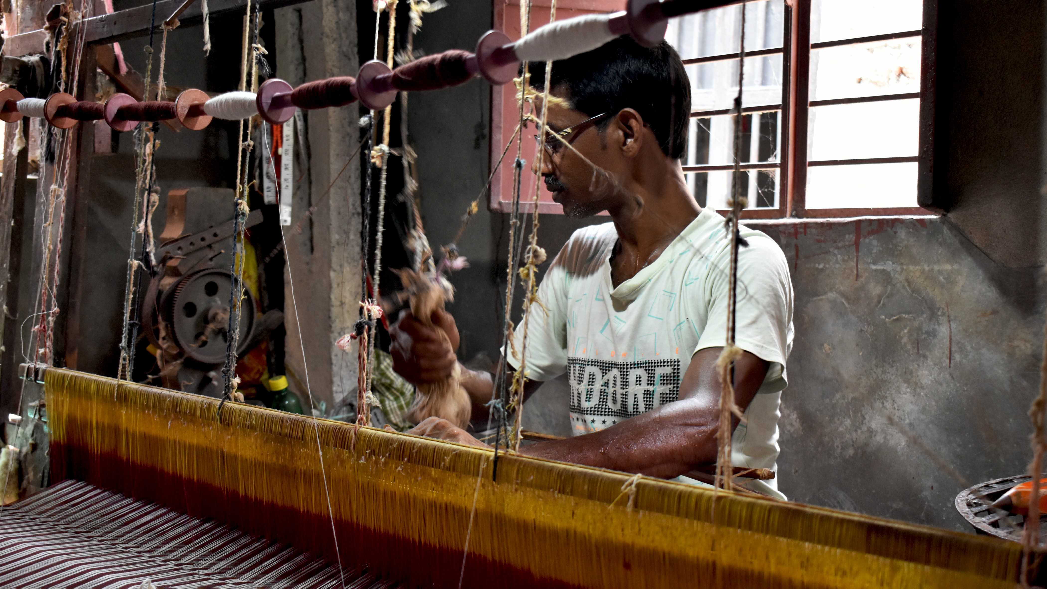 Dyed Khadi Cotton Process