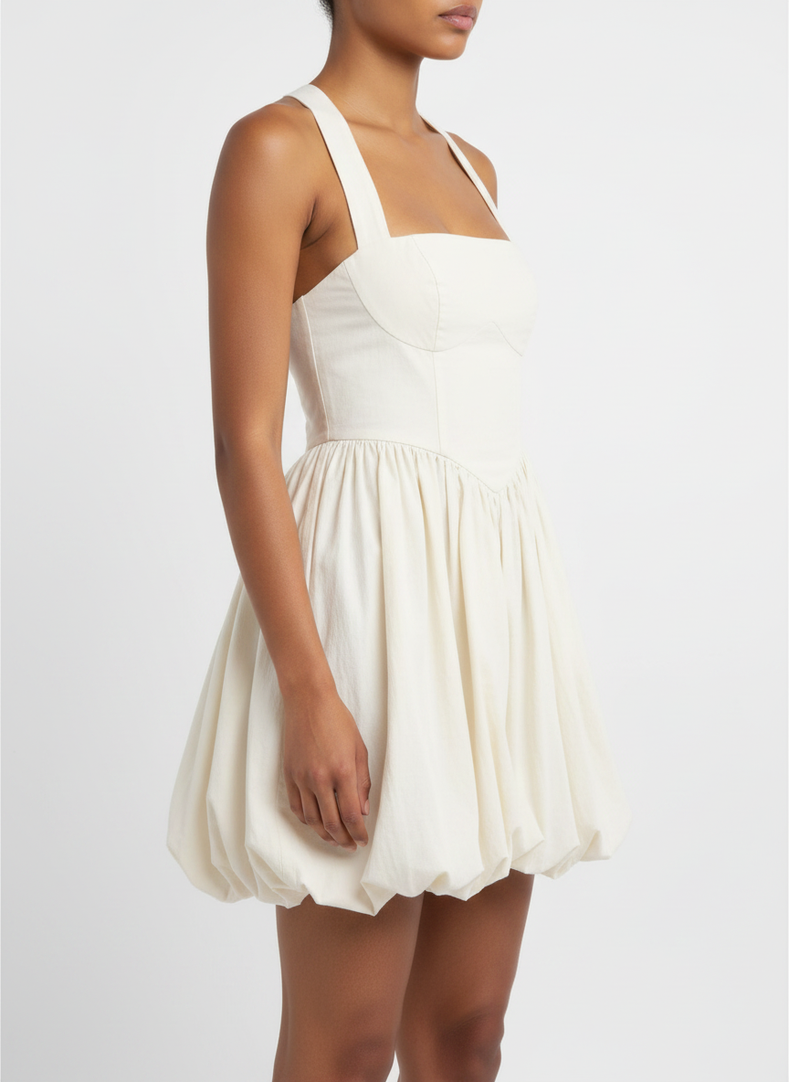 Corset Fit Bubble Short Dress