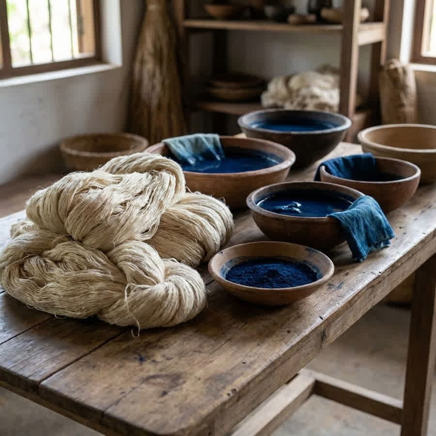 Material Science Meets Activism: The Rise of Zero-Carbon Textiles — Anuprerna handloom