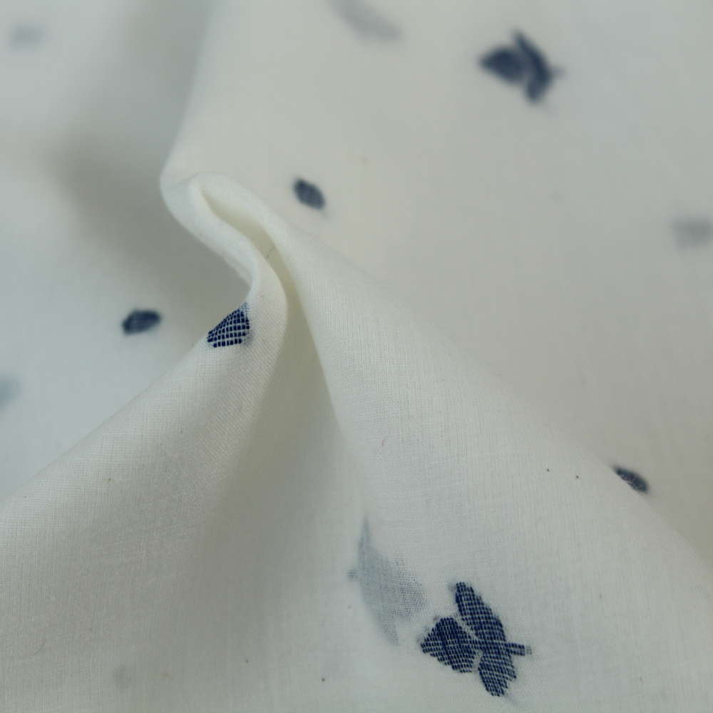 Geometric Cream Jamdani Pure Cotton 55 GSM Fabric 60