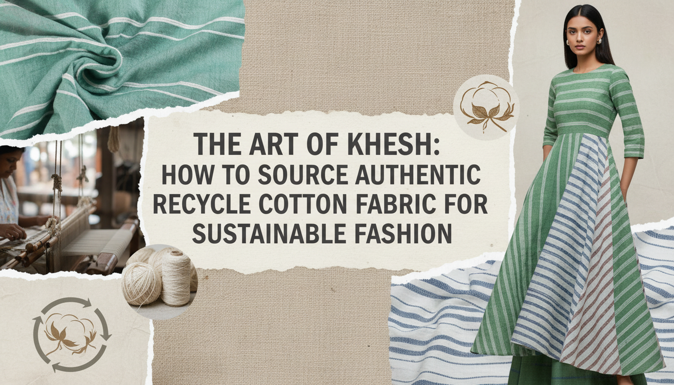 The Art of Khesh: The Original Zero-Waste Textile of West Bengal
