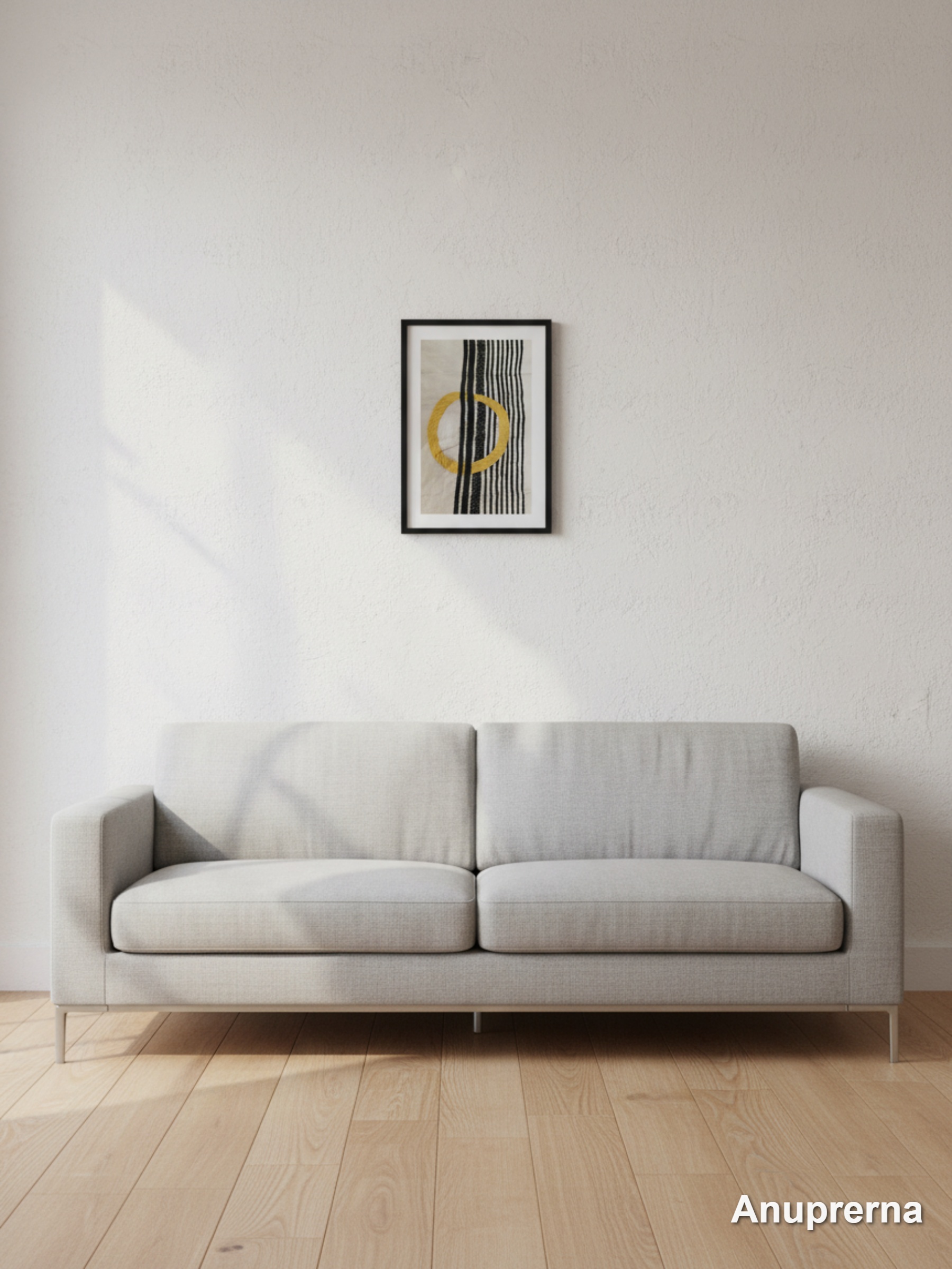 Abstract Lines & Shape Kantha Wall Art Decor