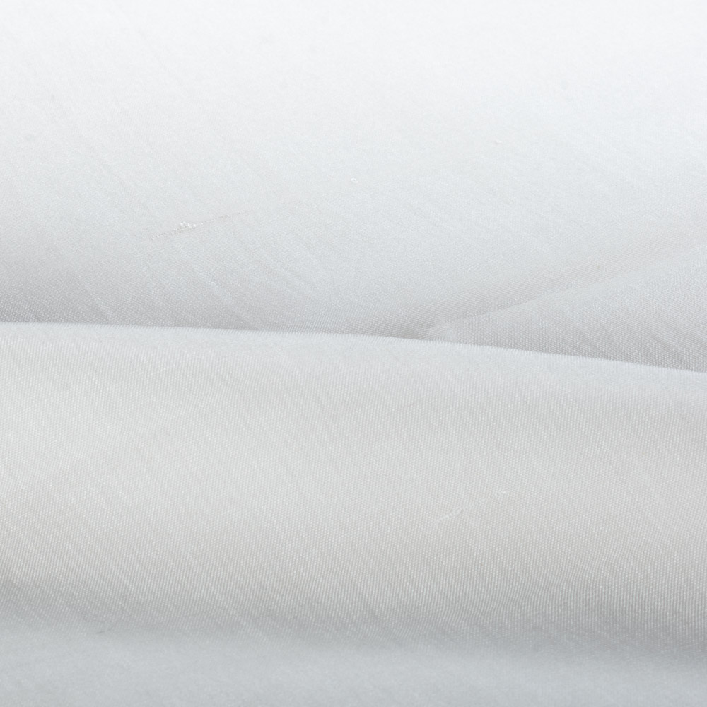 White Mulbarry Silk and Bamboo Blend 80 GSM Handwoven Fabric