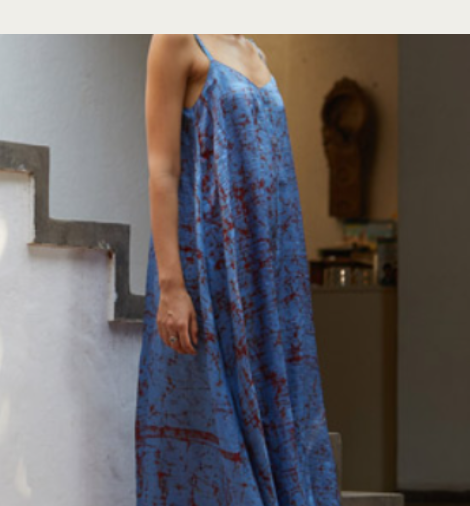 Batik Printed Design Dress