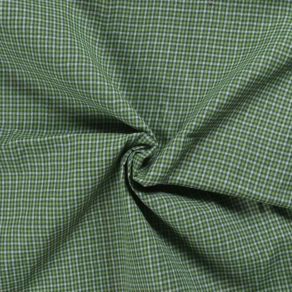 Pure Cotton Yarn Dyed 65 GSM Fabric | Design -Checks M