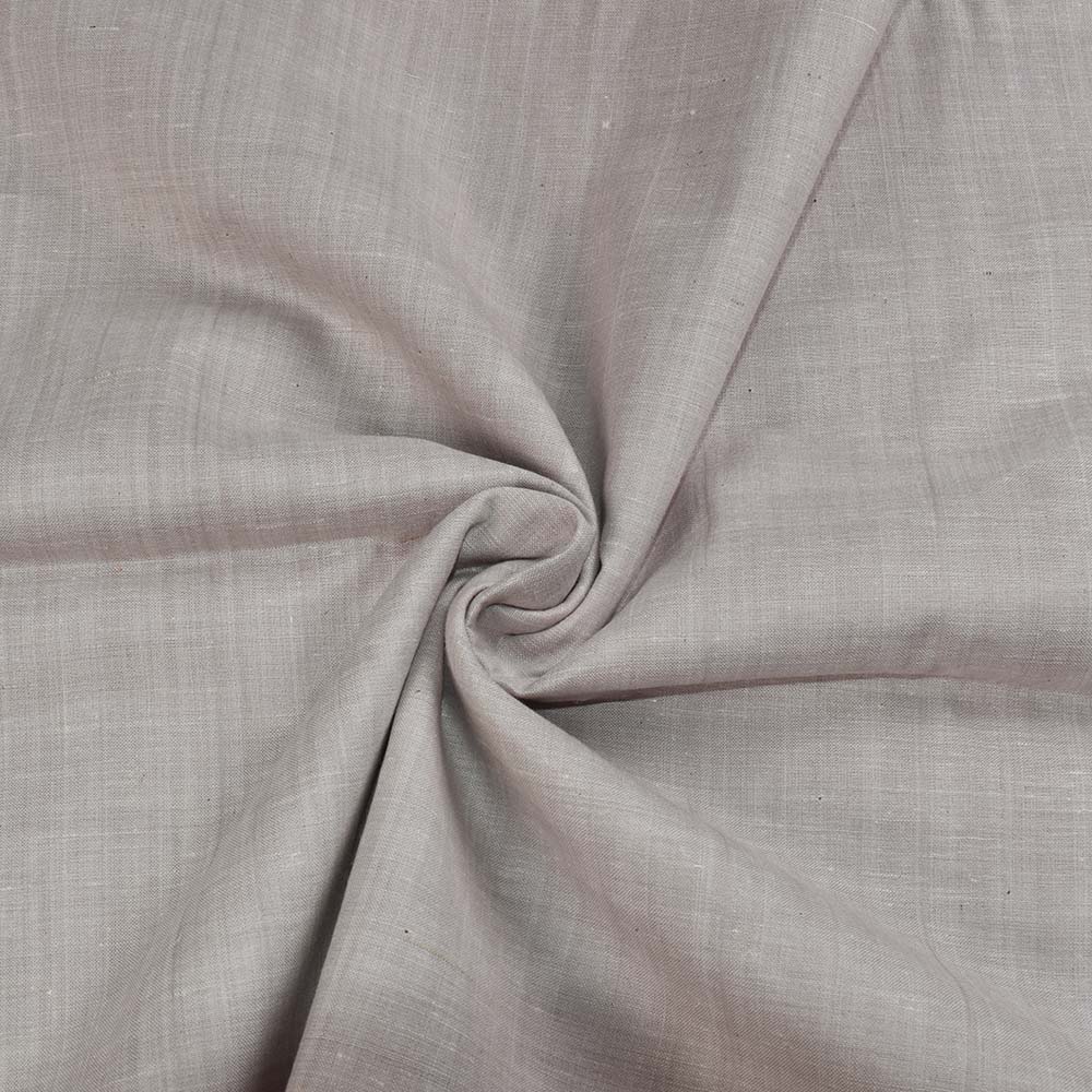 Chambray Lilac Khadi Cotton 72 GSM Handwoven Fabric