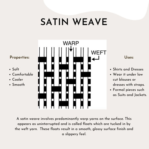 Satin Weave Fabric Properties and Uses