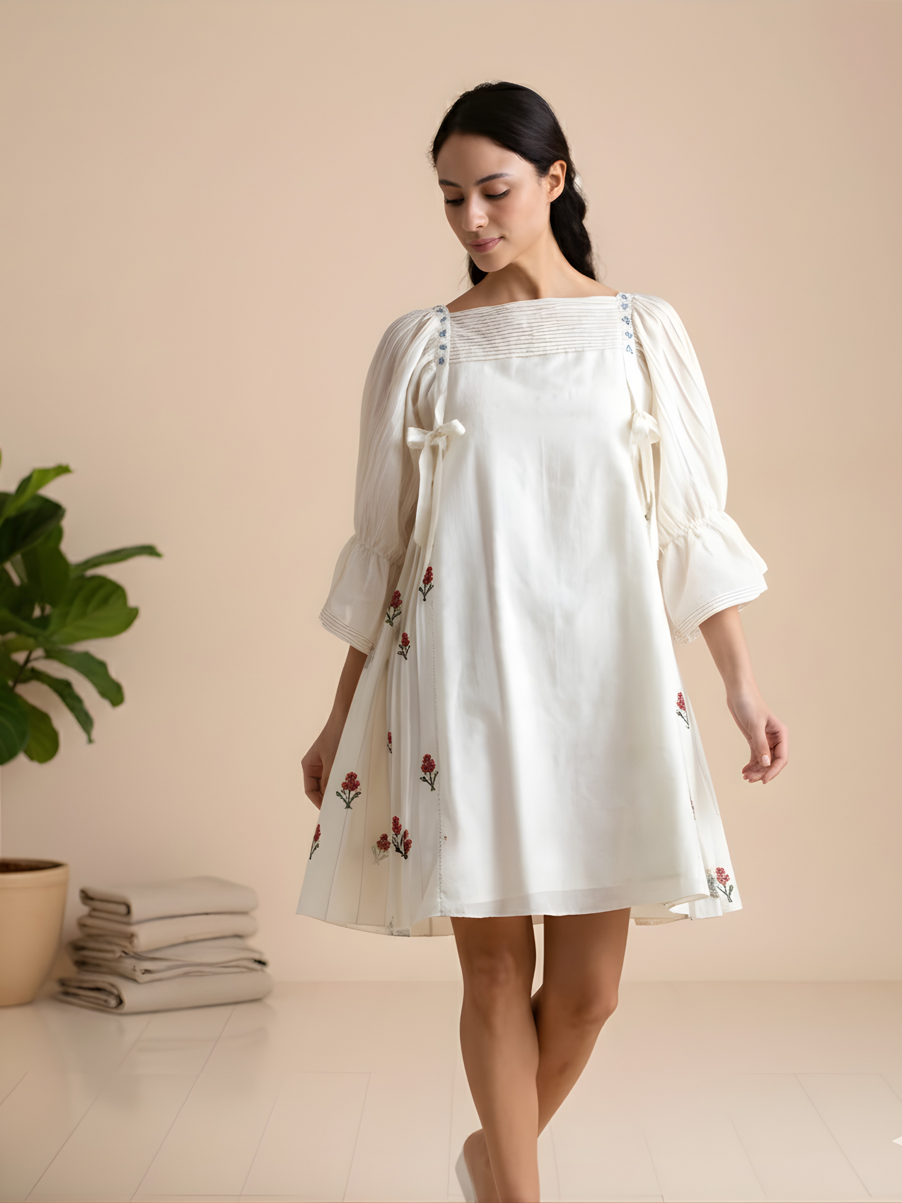 The Rosebud Pintuck Tunic