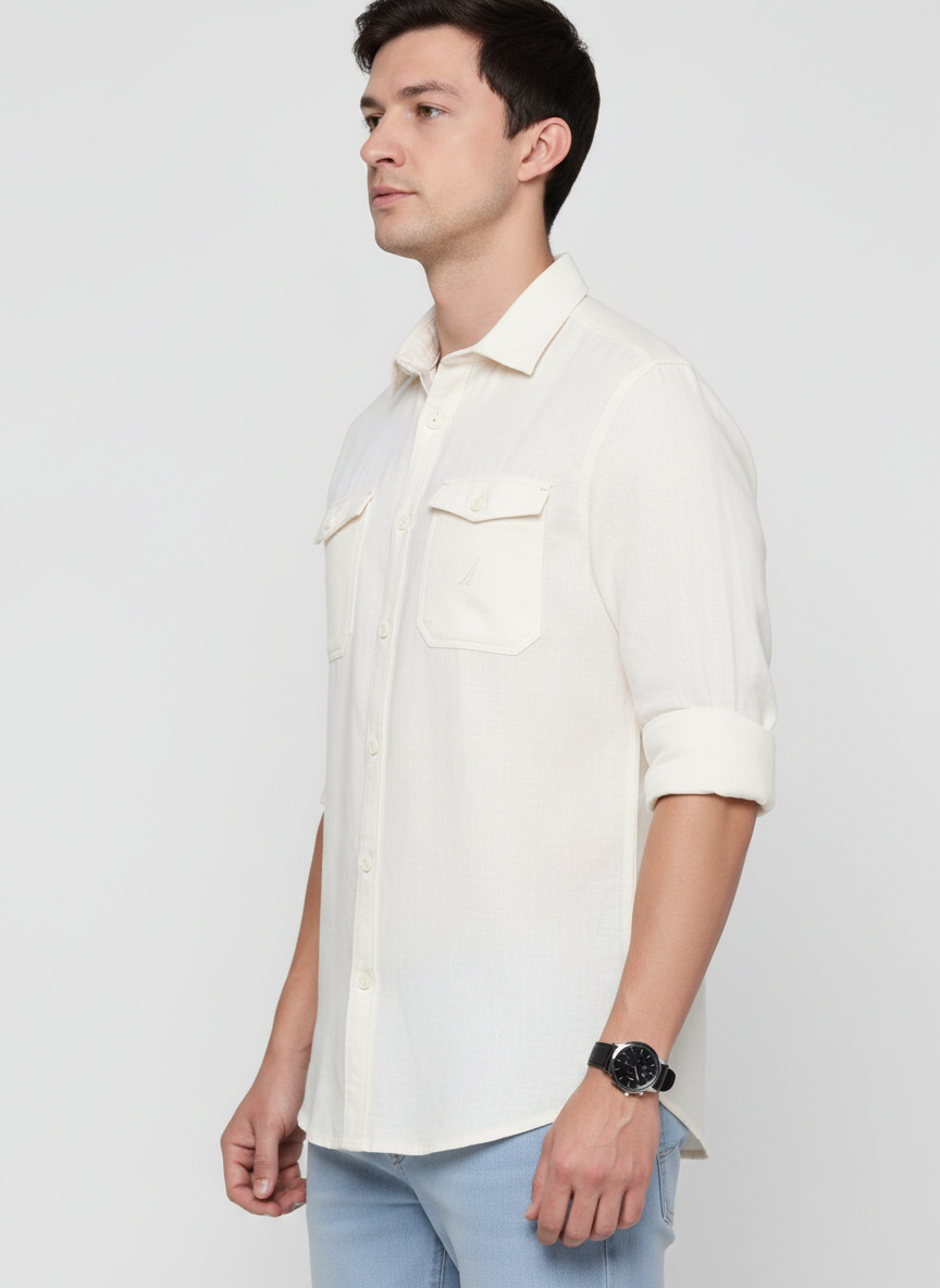 Buttoned Shirt With Chest Pockets
