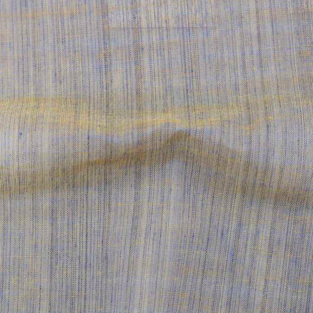 Stripe Grey Pure Cotton 64 GSM Handwoven Fabric