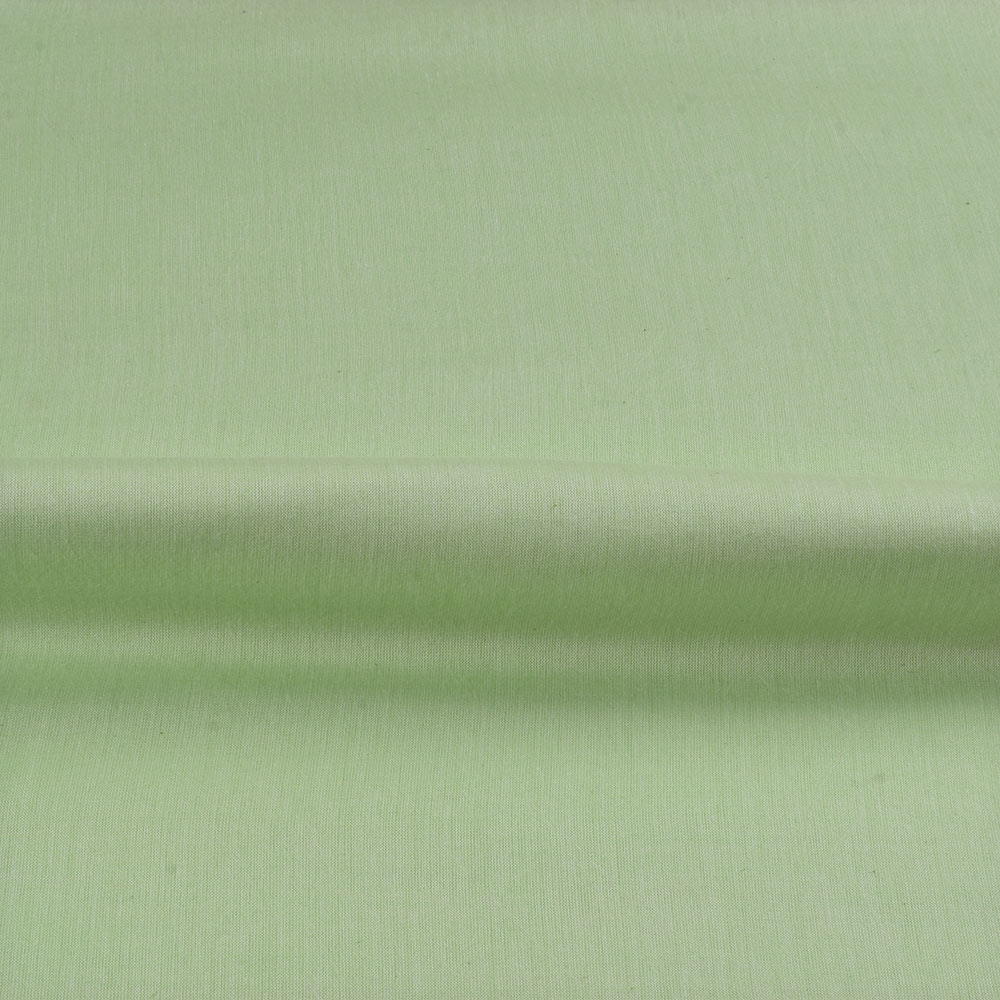 PLAIN GREEN PURE COTTON 74 GSM HANDWOVEN FABRIC
