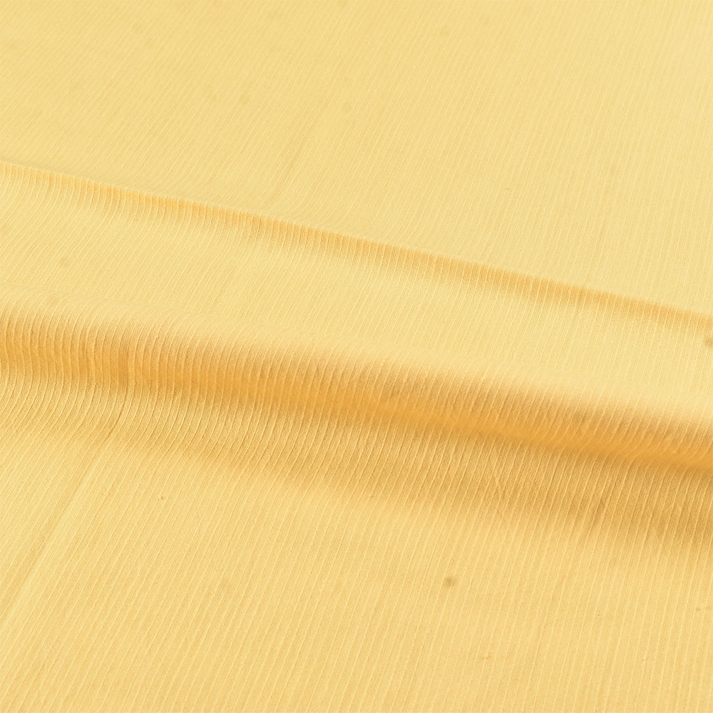 STRIPE YELLOW PURE COTTON 77 GSM HANDWOVEN FABRIC