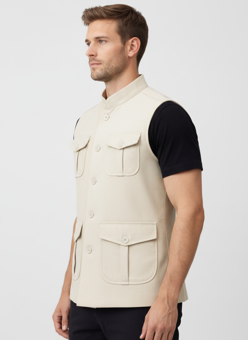 Vest Shirt With Pockets