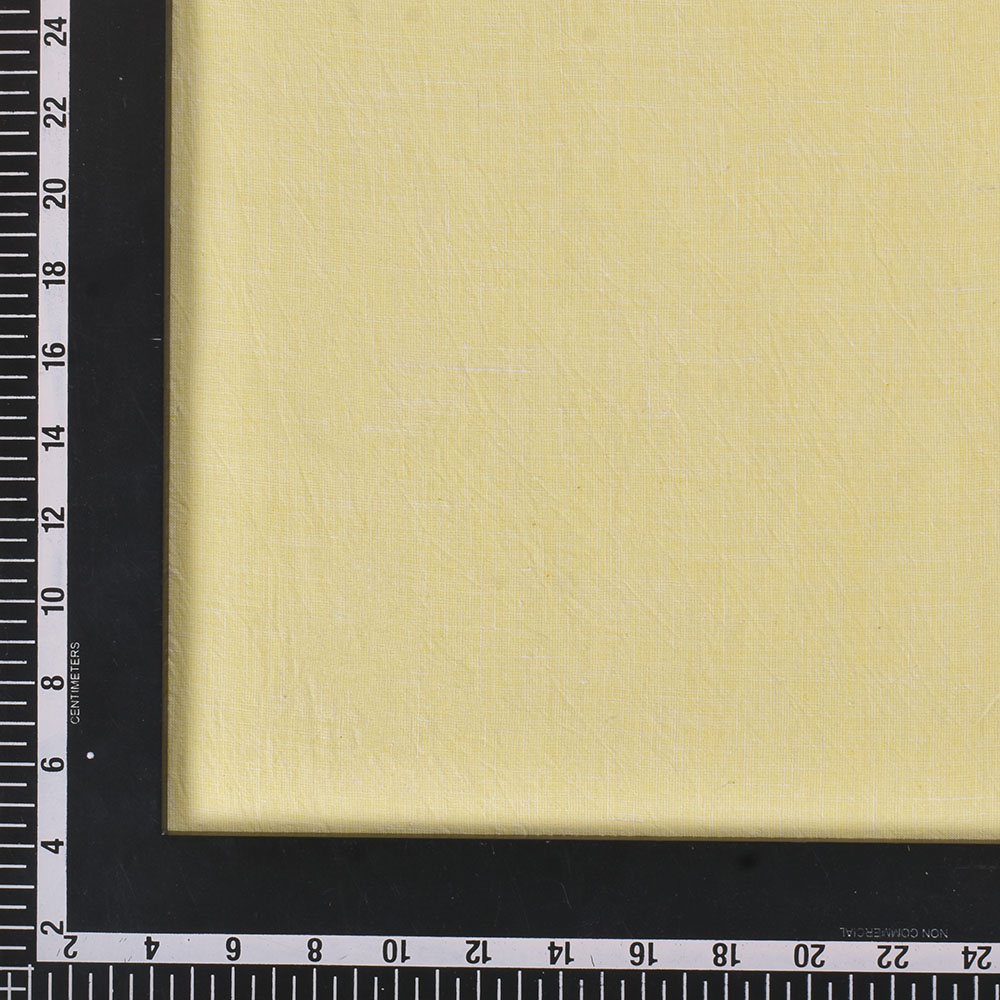 PLAIN YELLOW KHADI COTTON 70 GSM HANDWOVEN FABRIC