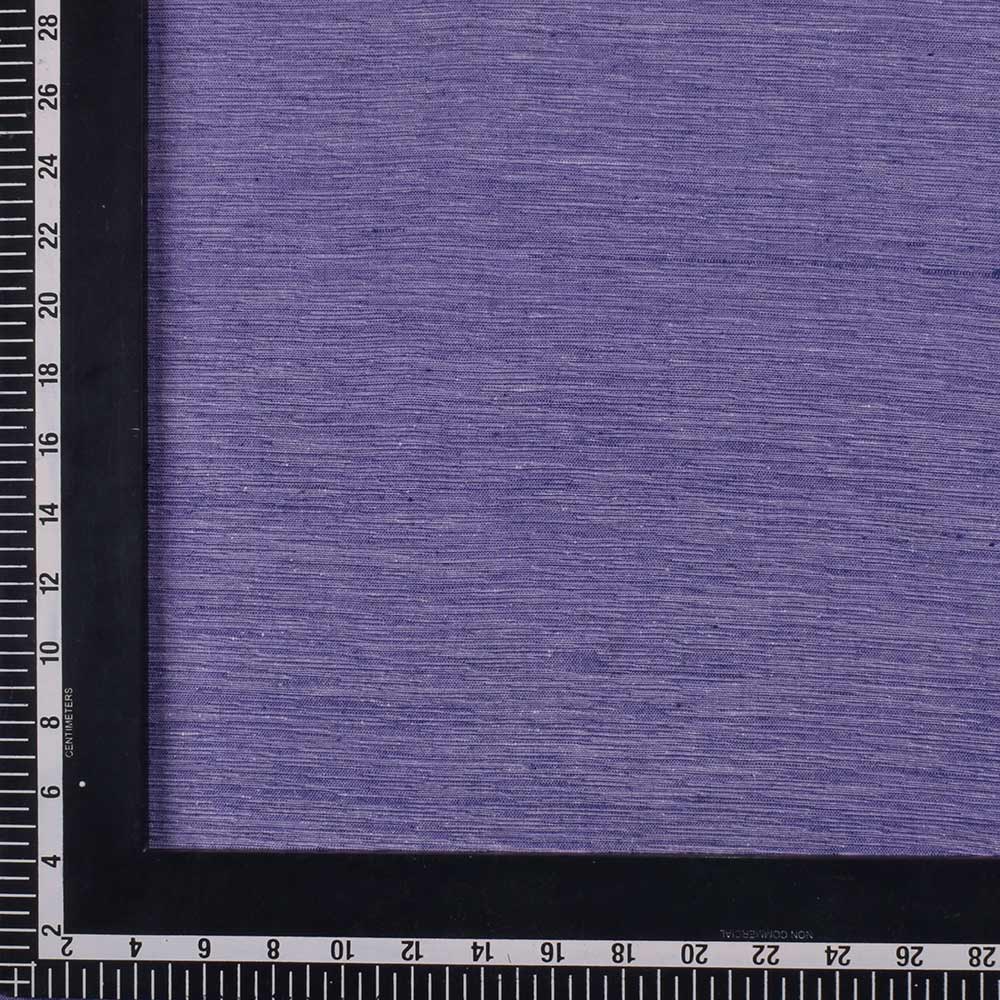 CHAMBRAY LAVENDAR KHADI COTTON 158 GSM HANDWOVEN FABRIC