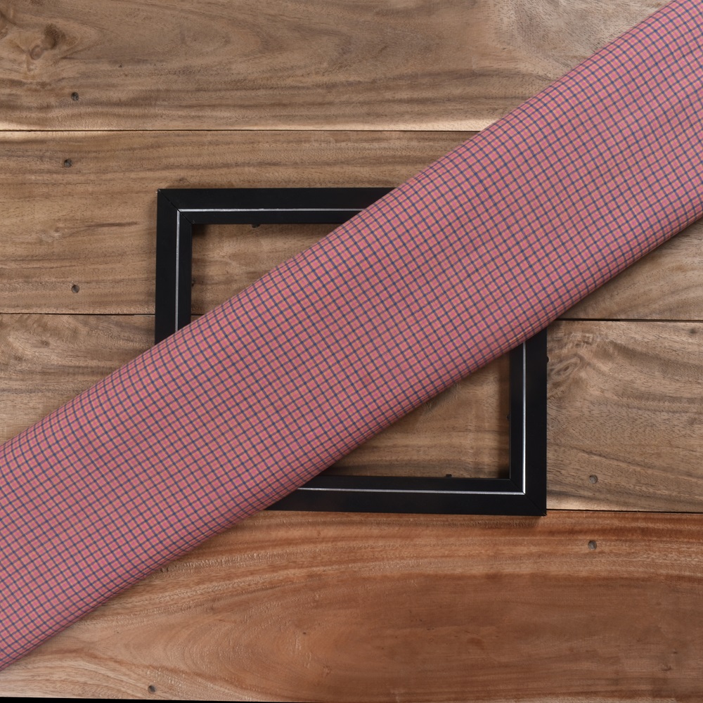 Pure Cotton Yarn Dyed 65 GSM Fabric | Design -Checks F