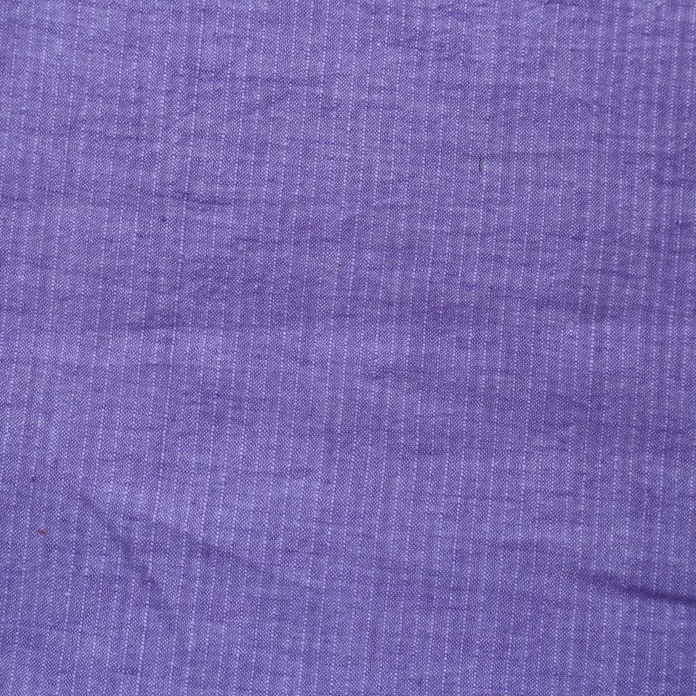 STRIPE PURPLE PURE COTTON 90 GSM HANDWOVEN FABRIC