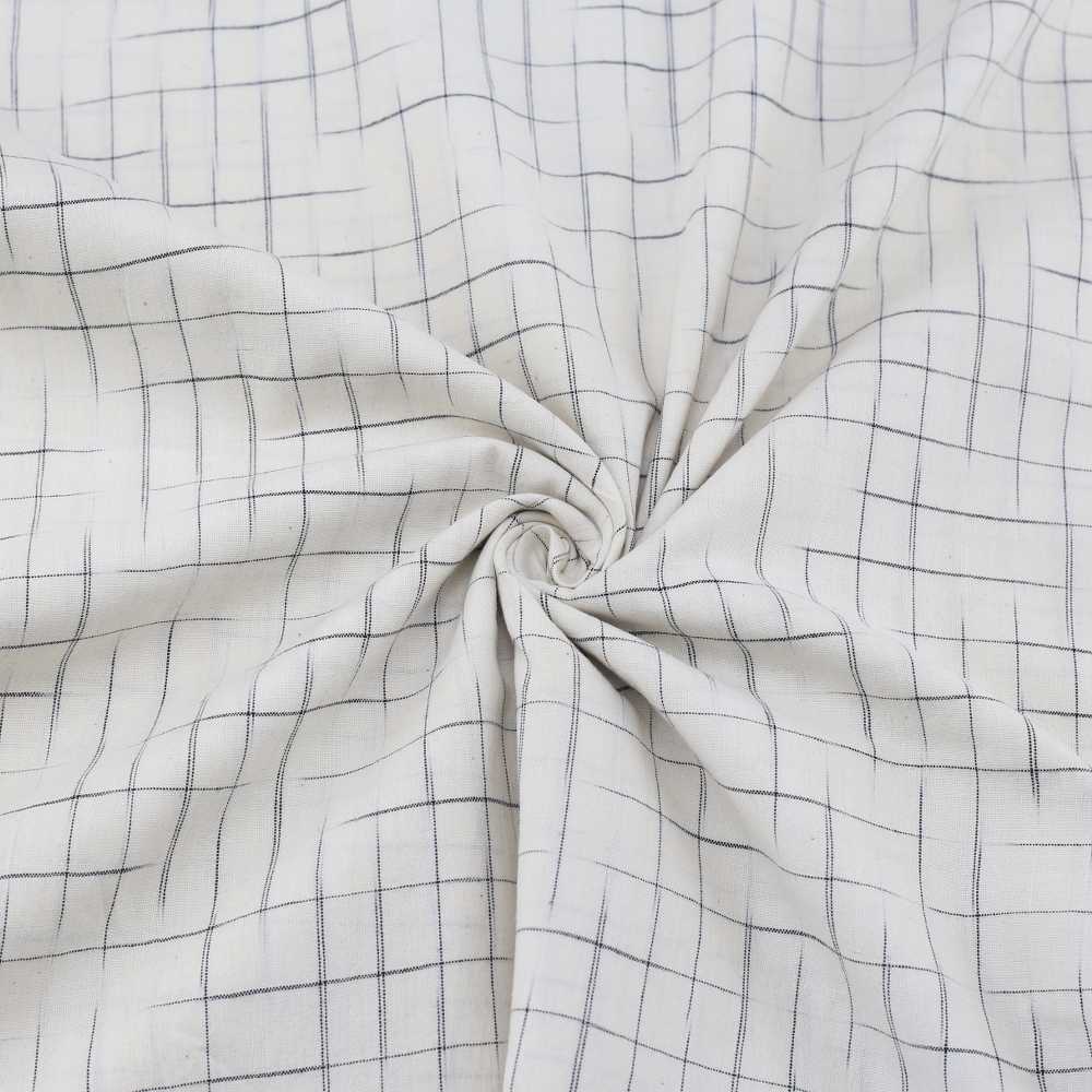 Handspun Cotton Khadi 85 GSM Fabric | Design-Stripes