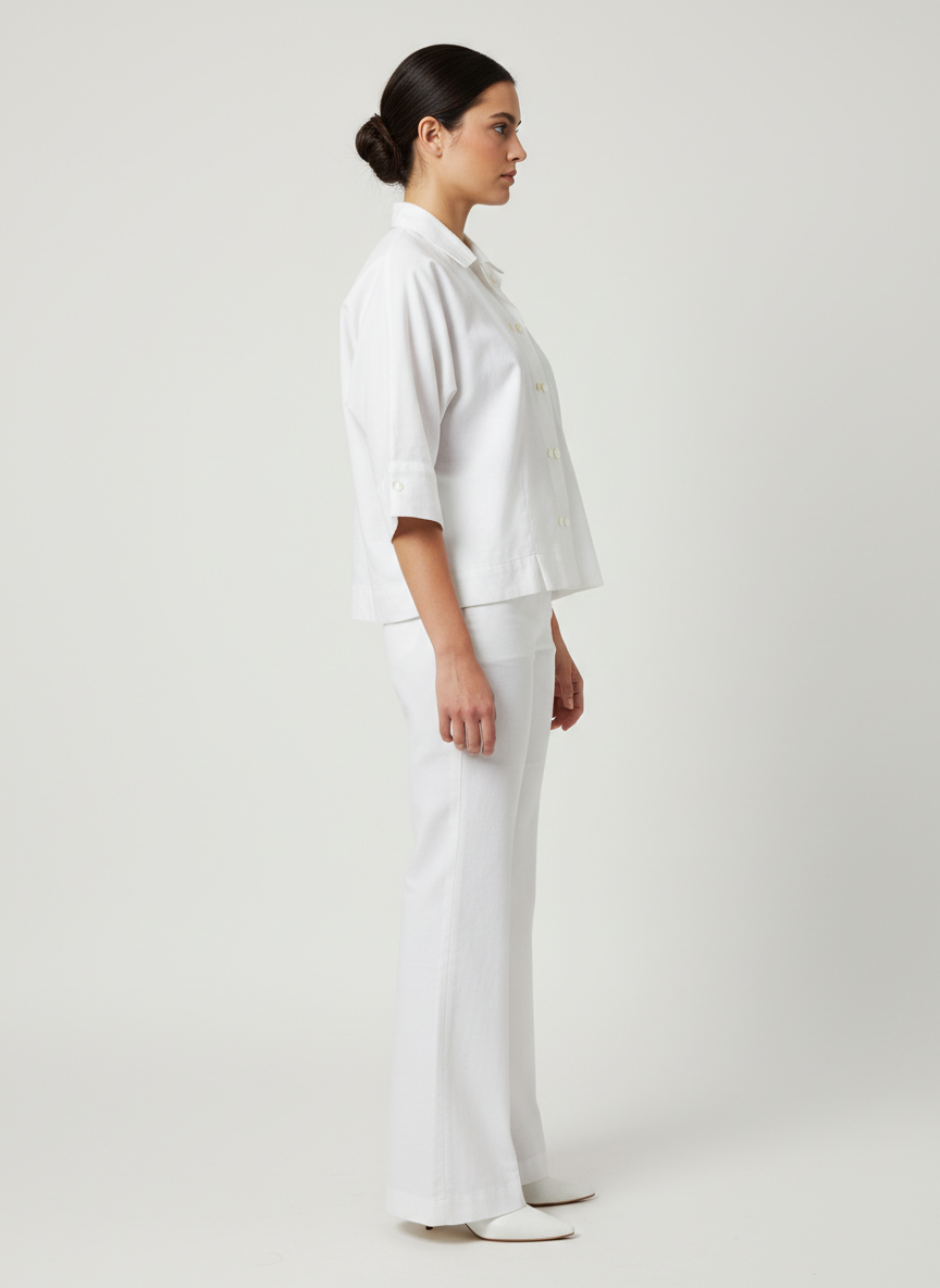 Double Button Full Length Co-ord Set