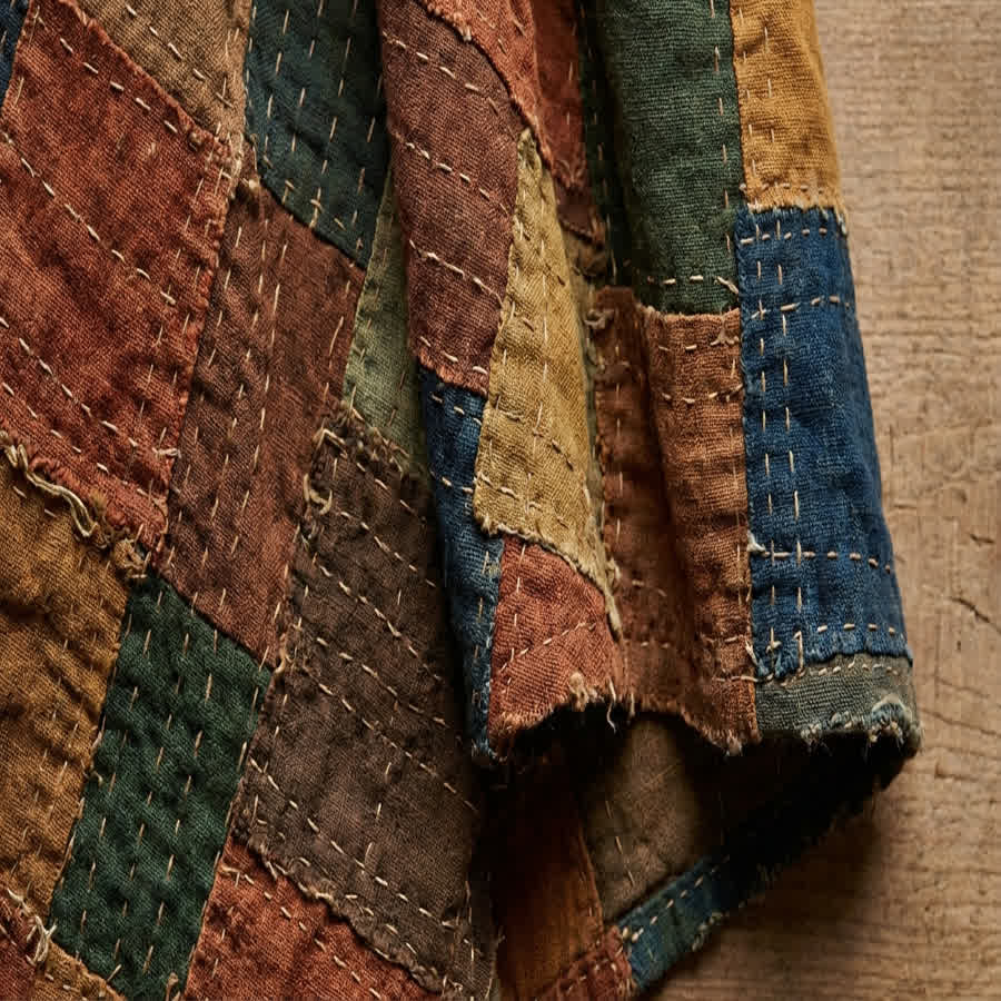 Product 1 & 2: Patchwork Outerwear and Tote Bags using Wholesale Cotton Fabric — Anuprerna handloom