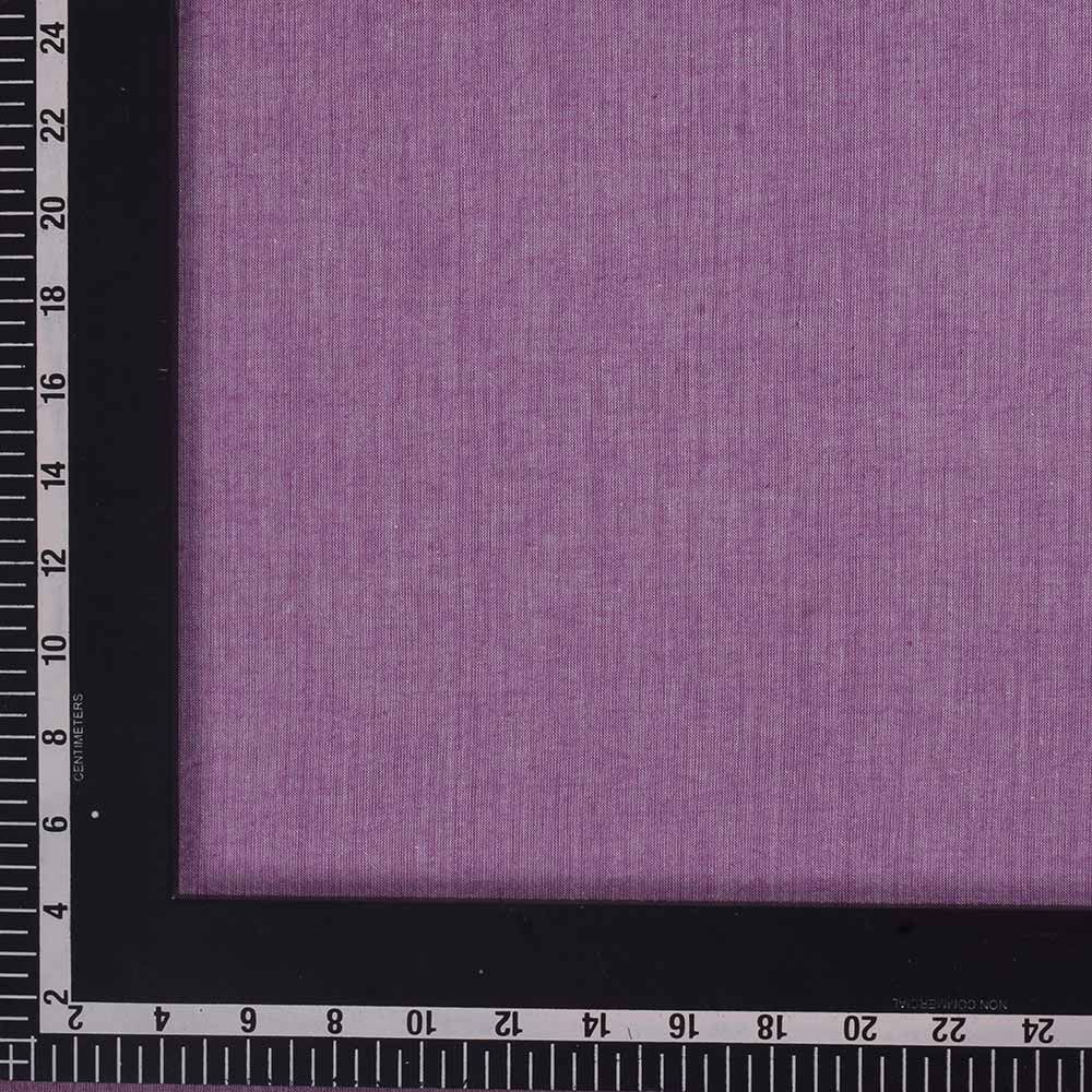 PLAIN PURPLE PURE COTTON 74 GSM HANDWOVEN FABRIC