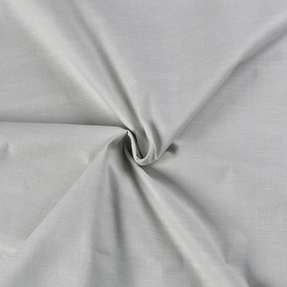 Chambray Grey Khadi Cotton 115 GSM Handwoven Fabric
