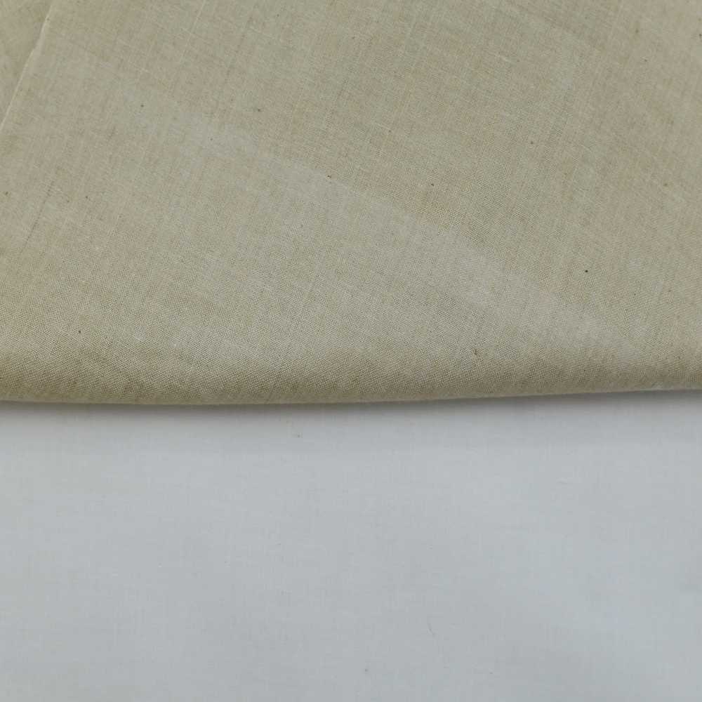 Plain Beige Pure Cotton 90 GSM Handwoven Fabric