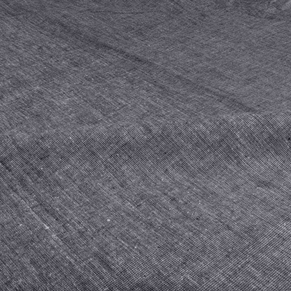 PLAIN GREY KHADI COTTON 107 GSM HANDWOVEN FABRIC