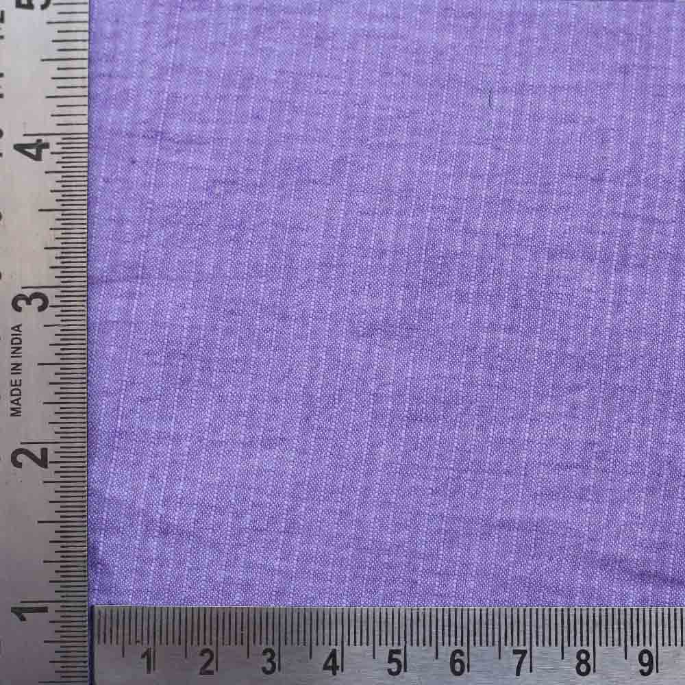 STRIPE PURPLE PURE COTTON 90 GSM HANDWOVEN FABRIC