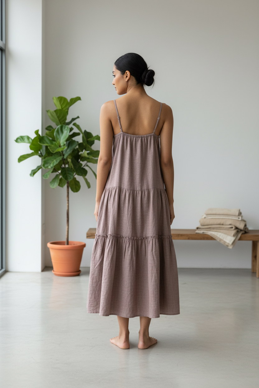 The Dusk Ruffle Dress